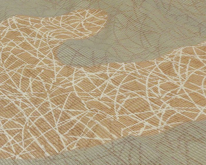 単衣 訪問着 正絹 単衣 流水露芝模様 身丈151.5cm 裄丈62.5cm 付下訪問着 無双 リサイクル 着物 wb0026 単衣 訪問着 正絹 単衣 流水露芝模様 身丈151.5cm 裄丈62.5cm 付下訪問