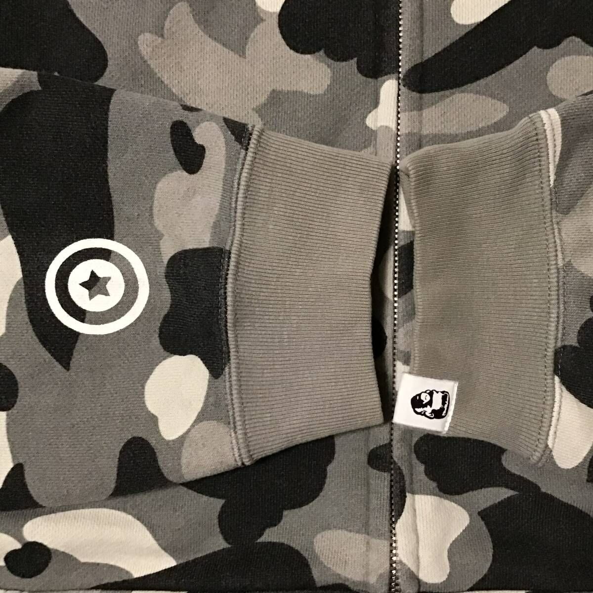 NFS限定 BAPE camo シャーク パーカー Lサイズ shark full zip hoodie  