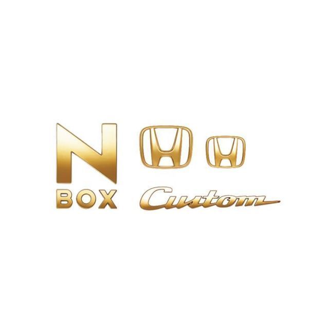 メール便可 HONDA ホンダ 純正 NBOX N-BOX エヌボックス ゴールドエンブレム N-BOX Custom用 2017.8～仕様変更  08F20-TTA-000A - メルカリ