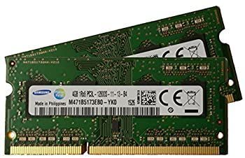 Samsung 8?GBキット(2?x アウトレット 4?GB)、204?- pin SODIMM、ddr3