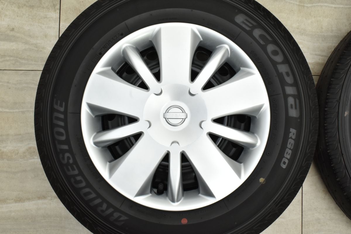 165/80R14(新車NV200バネット外し) 新車外し 2024年製】ニッサン NV200 バネット 純正 14in 5J +45 PCD114