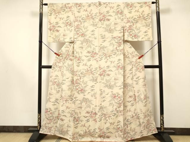 【あい2409新品未使用品❣️高級小紋正絹】 k-wasou_1049900-w