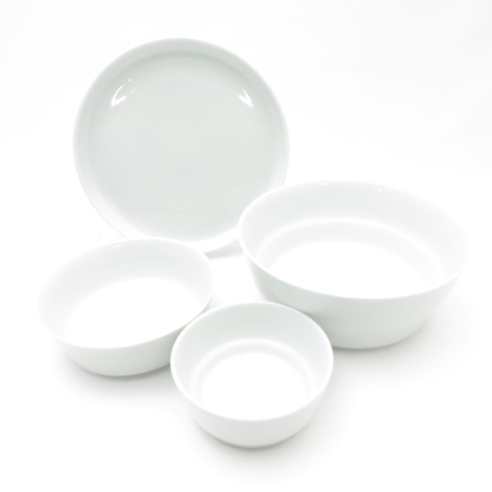 ARITA PORCELAIN LAB 有田焼 アリタポーセリンラボ CONIC段重 中皿 ボウル 4点 セット 17cmプレート SO3131K1
