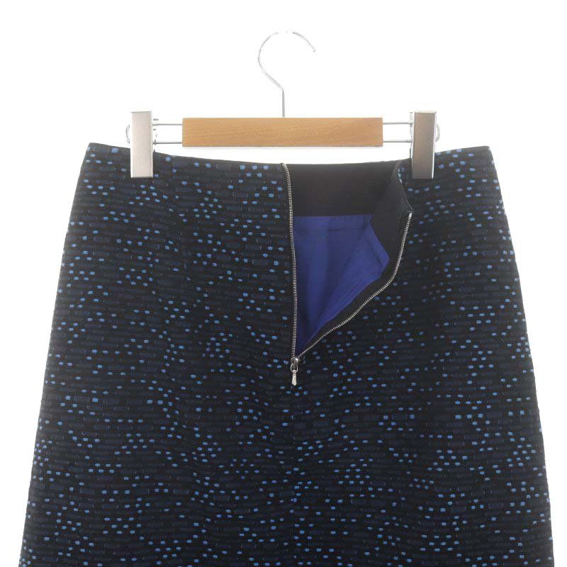 ドゥロワー Drawer タイトスカート ジャガード ひざ丈 バック  