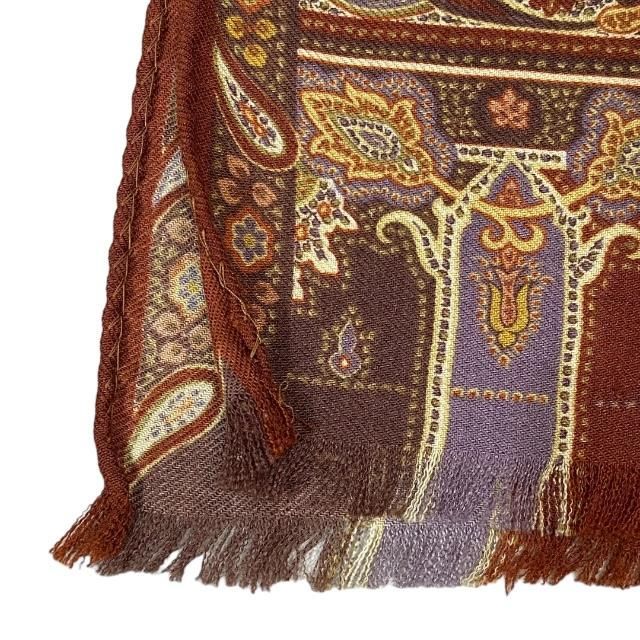 ETRO ペイズリー柄 シルクストール - メルカリ