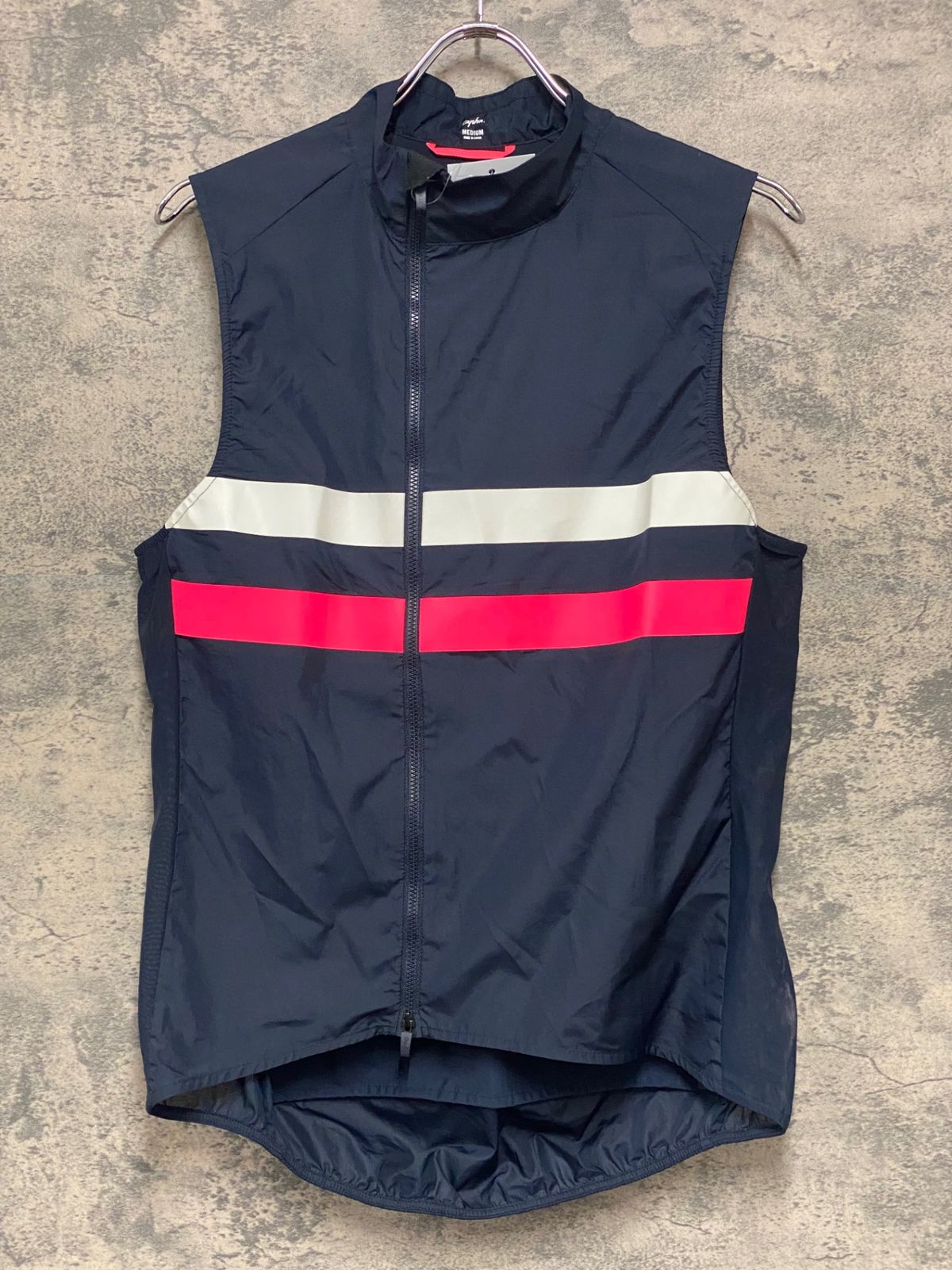 IY514 ラファ Rapha BREVET GILET サイクルベスト ジレ 紺 M