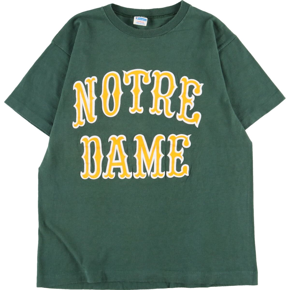 70年代 チャンピオン Champion バータグ NORTLE DAME ノートルダム大学