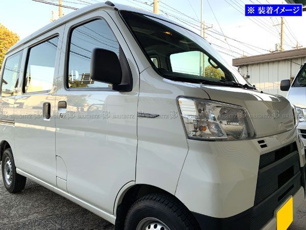 アトレー ワゴン S320G S330G ステンレス アウター サイドドア モール メッキ 6PC　SID－MOL－017 ガーニッシュ パネル 320 330 アトレーワゴン S320G S330G 超鏡面 ステンレス メッキ ウィンドウ