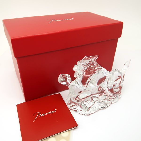 Baccarat 辰 干支 置物 2012年 美品 バカラ クリスタル フィギュリン 龍 ドラゴン 箱付◇送料込み◇質屋-9387 - メルカリ