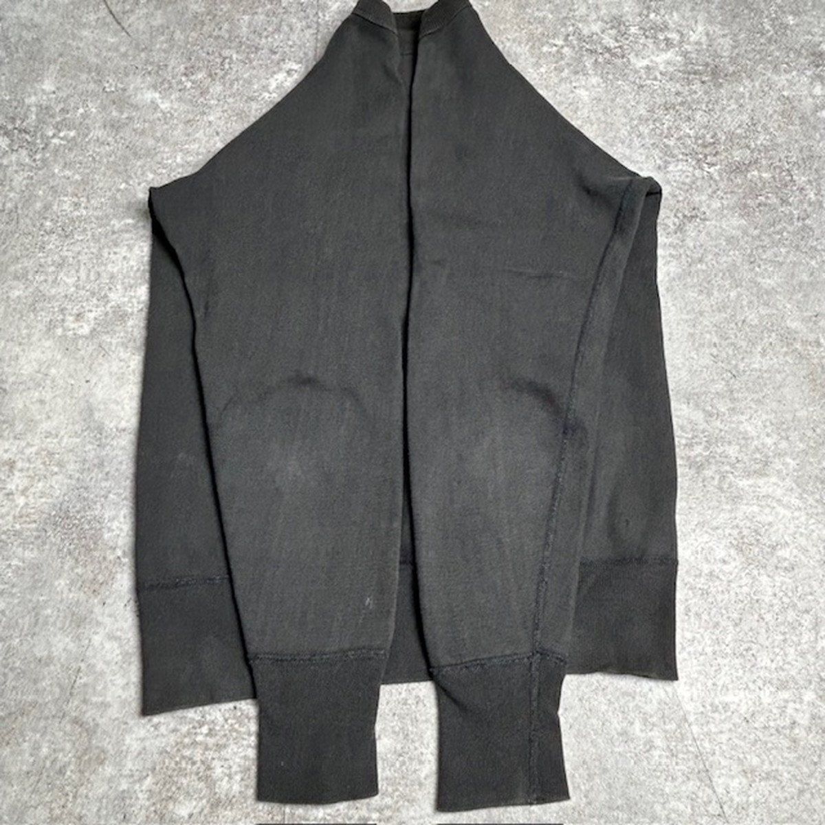 HANES ヘインズ　ヴィンテージ　ラグランスウェット　50-60s 50's 60's HANES WIND SHIELD 墨黒 ラグランスウェット 38-40 M