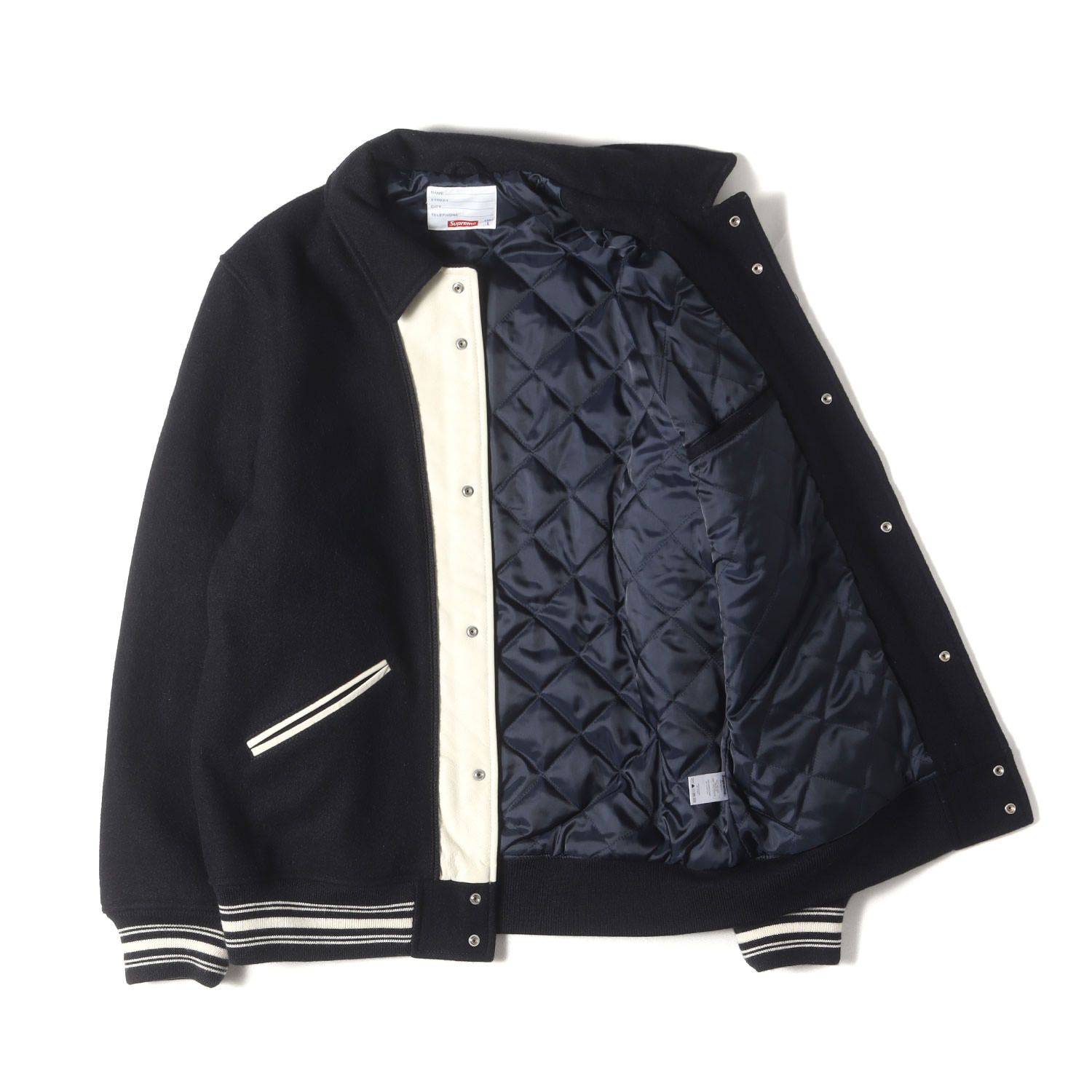 Supreme シュプリーム ジャケット ネイビー 紺 サイズ:L | アーチロゴ 