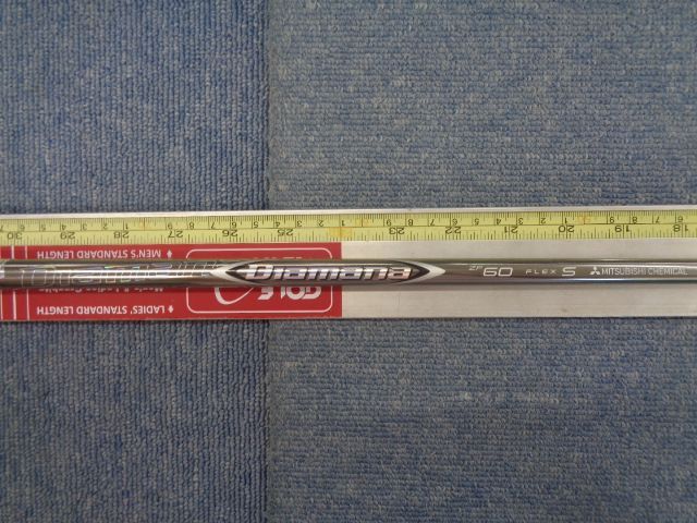 三菱ケミカル Diamana ZF 60 S Flex スリーブ付属なし 41.70インチ
