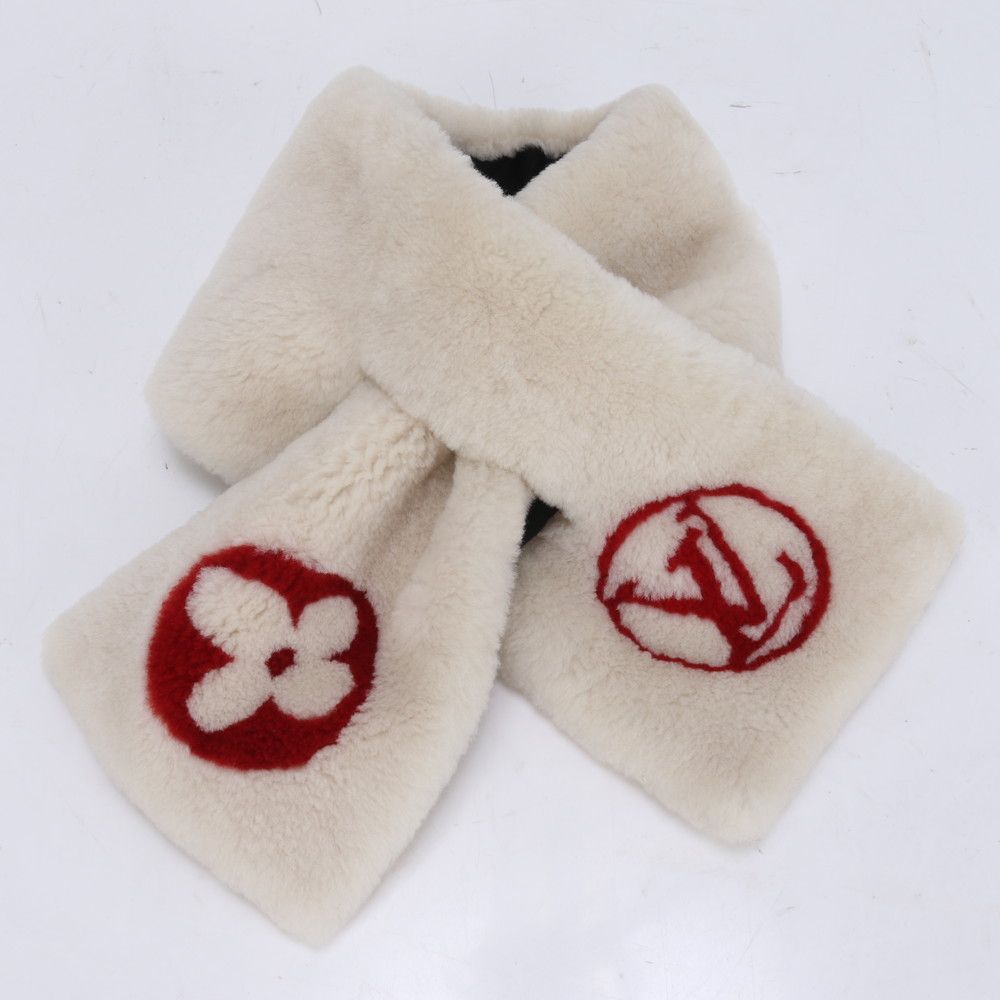 【るりゆり様】未使用✨希少 タグ付 エシャルプ・シャーリング ダーリン マフラー 新品同様 ルイヴィトン フラワー エシャルプ シャーリング ダーリン