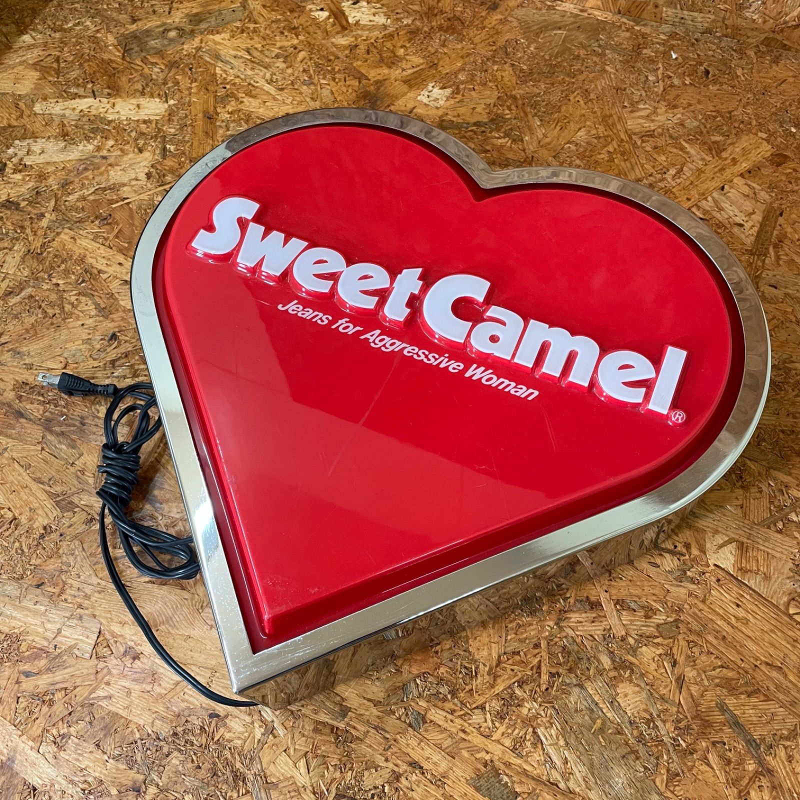 Sweet Camel 非売品 販促ライト 電飾看板 バナー JEANS スウィートキャメル ジーンズ - メルカリ