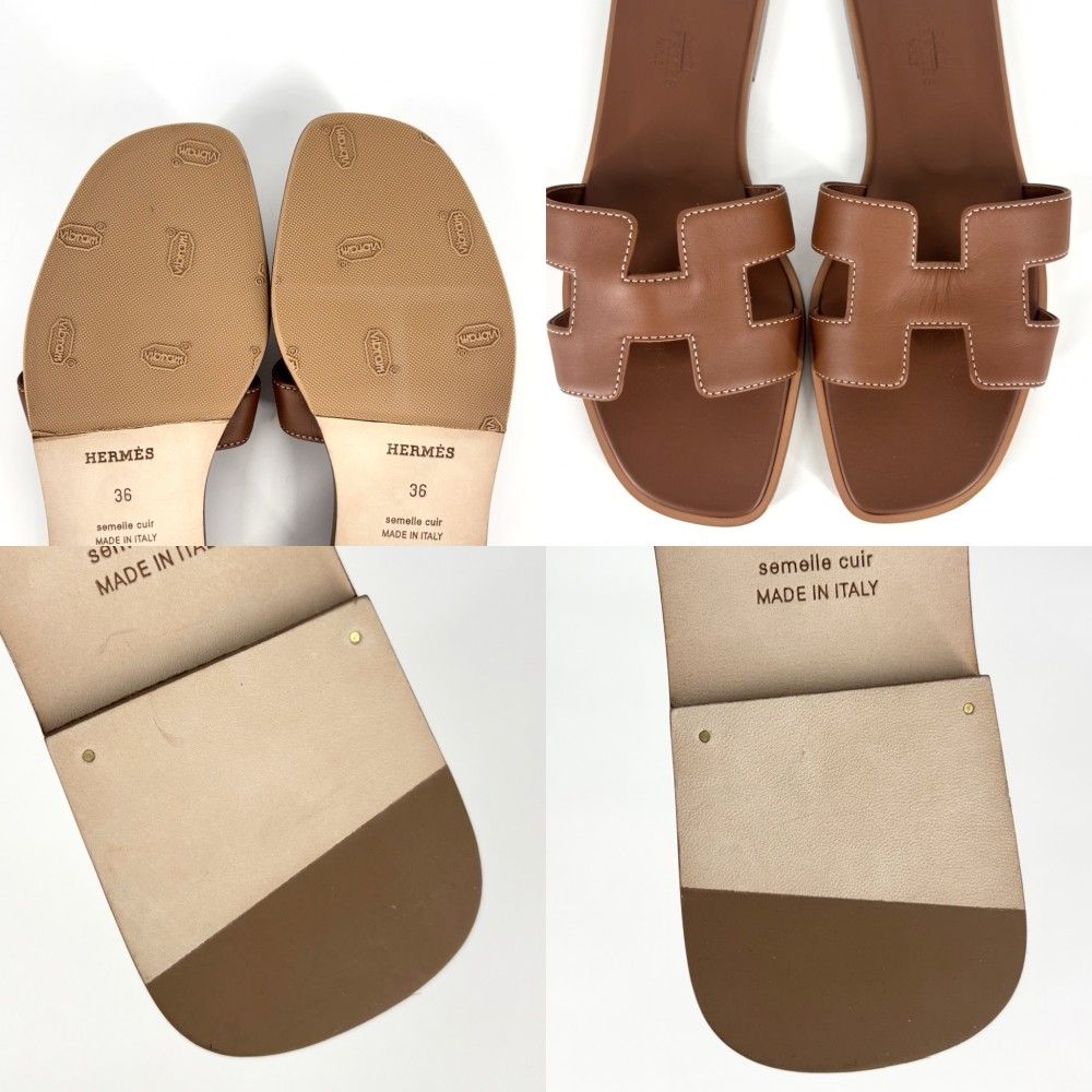 レザー ブラウン