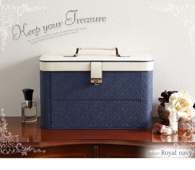 コスメボックス バニティケース 三面鏡 カスタマイズできるとっておきのメイクボックス 〔アラベスク〕 ワイド コスメケース 化粧箱 ドレッサー コスメボックス バニティケース 三面鏡 カスタマイズできるとっておき