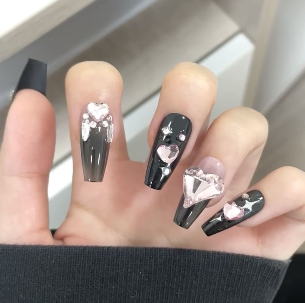 【2】ネイルチップオーダー オーダーネイル 量産型 ジャニオタ 地雷系 韓国系 6】ネイルチップオーダー オーダーネイル 量産型 ジャニオタ 地雷系 韓国系