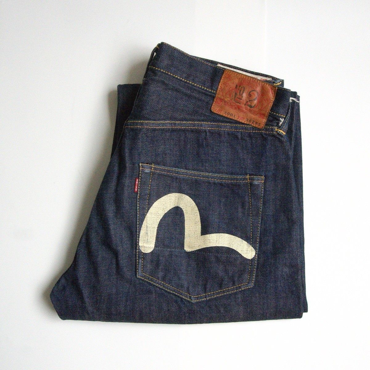 雰囲気抜群✨EVISU デニムパンツエビス ジーンズ カモメ Z20【デッドストック】【新品】EVISU 大カモメ デニムパンツ