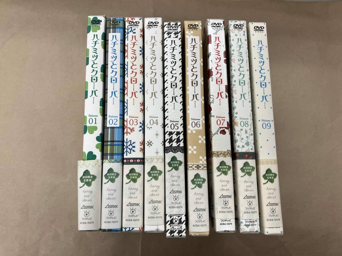 ハチミツとクローバー 全9巻セット [マーケットプレイス DVDセット] wgteh8f DVD 【※※※】[全9巻セット]ハチミツとクロｰバｰ 第1~9巻(初回限定