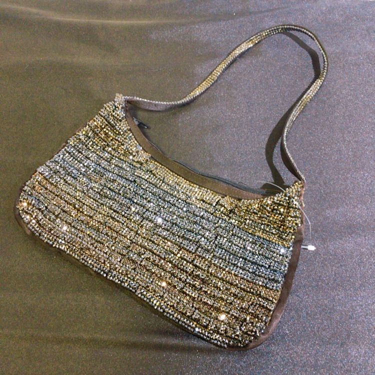 美品】DANIEL SWAROVSKI ダニエル スワロフスキー ハンドバッグ  