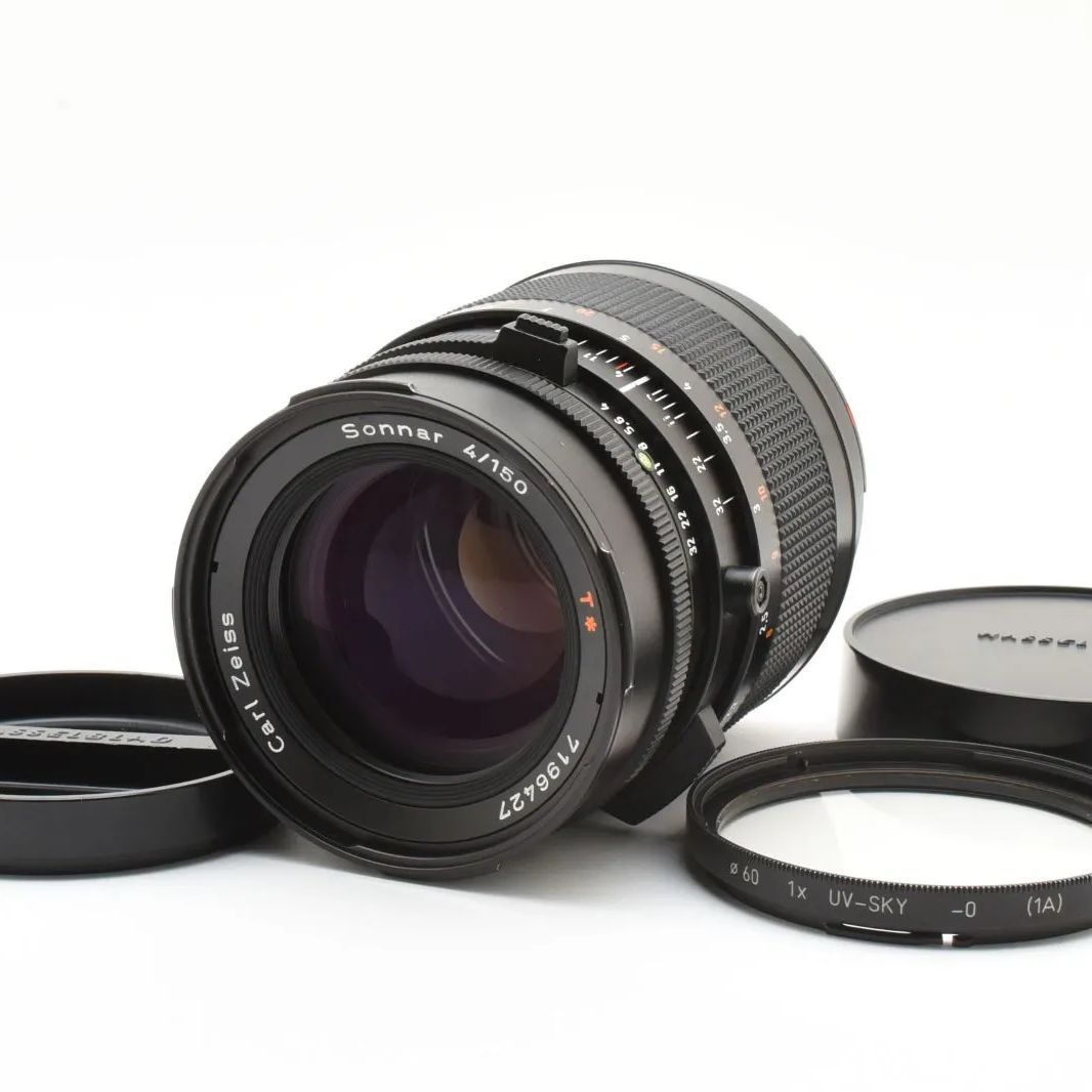 Hasselblad Carl Zeiss T* 150mm f|4 CF Sonnar ポートレートレンズ フィルター付