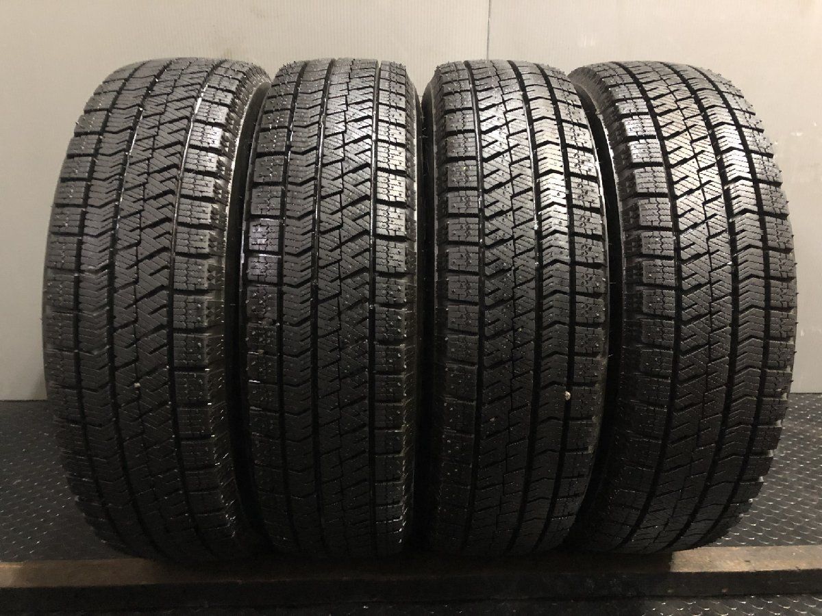 タイヤ走行短め【BS BLIZZAK VRX2 155/65R14】スタッドレス【Weds JOKER 14インチ 4.5J4HPCD100+42】23年製 ウェイク N-BOX等　(VTJ851)