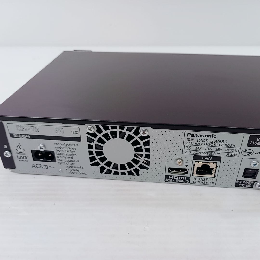 Panasonic DMR-BW680 ハード 2010年 パナソニック HDD Panasonic DMR-BW680 ハード 2010年 パナソニック HDD