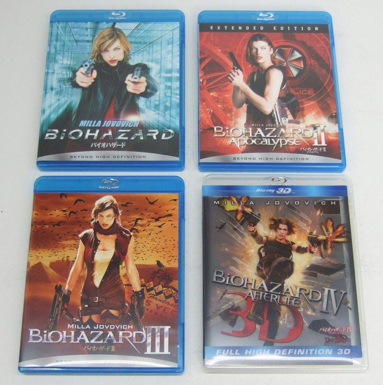 吹き替えあり。Blu-rayセットです。完結。バイハザードセット バイオハザード：デスアイランド ブルーレイ&DVDセット : バイオ