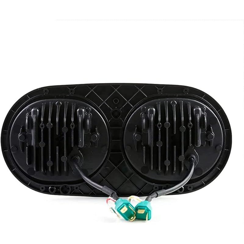 在庫セール Ranzek バイク ダブル LEDヘッドランプ 5 3|4 90W LED ヘッドライト 天使 目 1セット バイク ヘッドライト 5.75インチ ハローと ハーレーロードグライドデュアル 04-13 用 A 0 FFCRYSTALESIA_COM