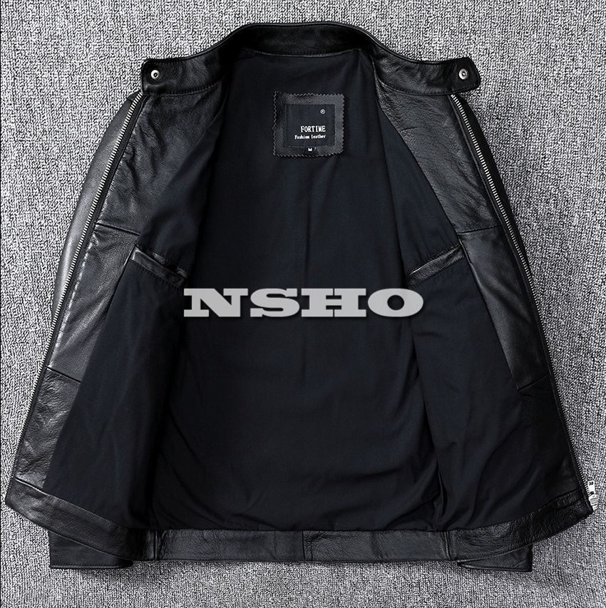 上質 カウハイド メンズ 革ジャン ミニマムスタイル シングル