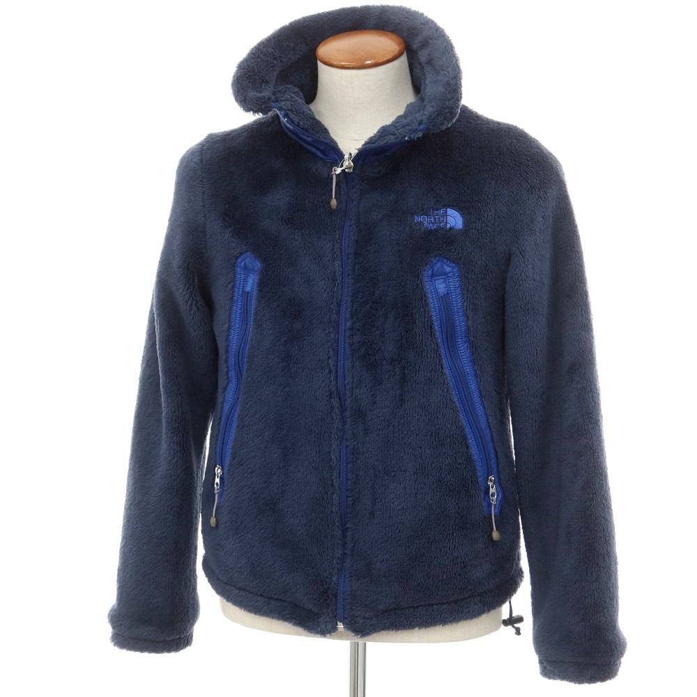 【中古】ザノースフェイスパープルレーベル THE NORTH FACE PURPLE LABEL NA2073N リバーシブル ポリエステル フリースジャケット ネイビーxブルー【サイズM】【メンズ】