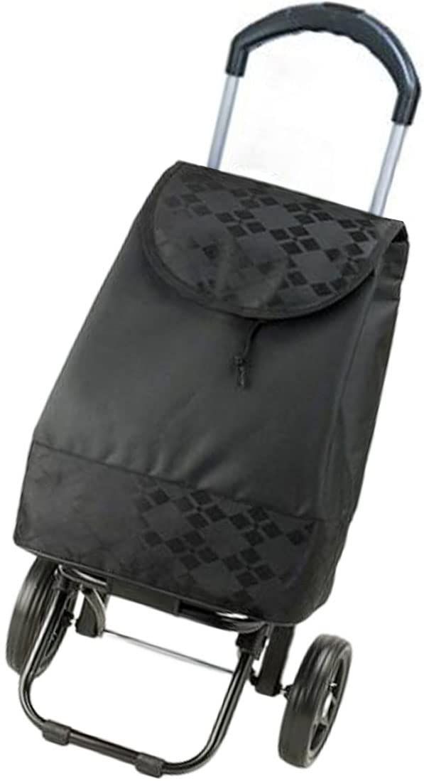 格子ブラック ショッピングカート 買い物カート レディース 妊婦 妊娠 マイバッグ エコバッグ 引く 高齢者 おばあちゃん かわいい 保冷 保温 軽量 タイヤ 大きい カート シルバー キャリー 2輪 おしゃれ 階段 1131033-F-792