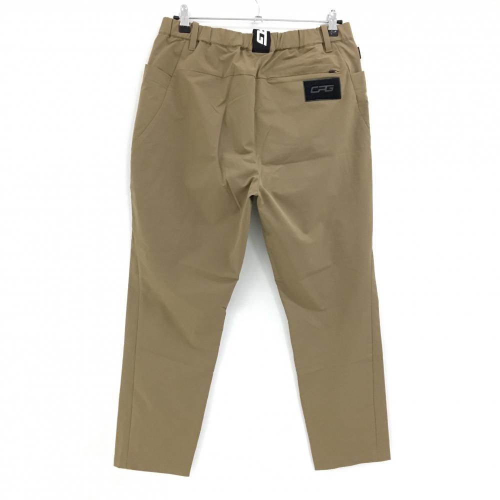 【超美品】CPG パンツ ブラウン シリコンワッペン ウエストゴム ストレッチ  メンズ XL ゴルフウェア CPG 超美品】CPG パンツ ブラウン シリコンワッペン ウエストゴム