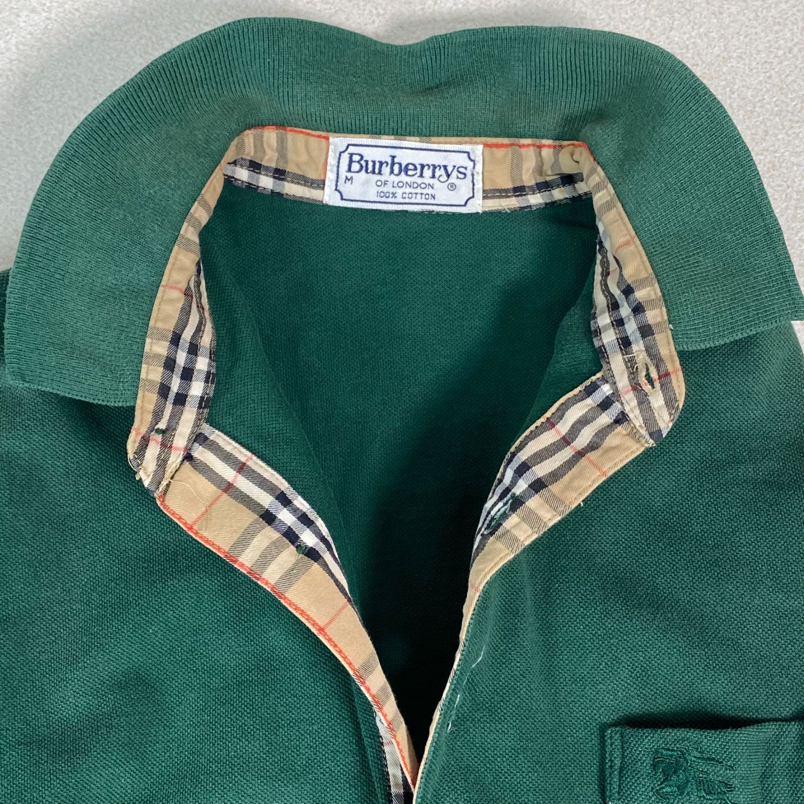 BURBERRY 半袖ポロシャツ サイズ1　バーバリー　ノバチェック　ポロシャツ バーバリー BURBERRY LONDON 半袖ポロシャツノバチェック