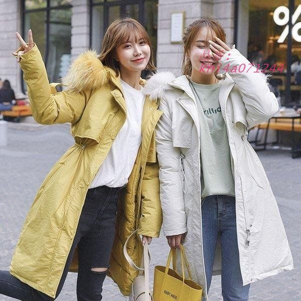 コート レディース ウインターコート アウター ダウン 防寒 ジャケット ロング丈 フード付き 防風 無地 暖かい 冬服 6カラー展開 ウエスト紐 kni4a071244