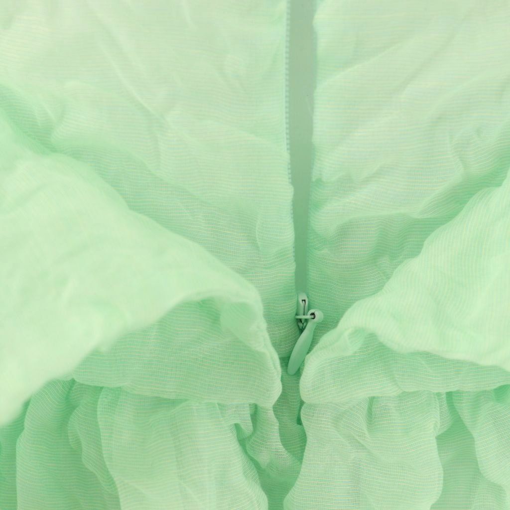 セシリーバンセン Cecilie Bahnsen トップス ブラウス プルオーバー シアー US4 ライトグリーン 1.23RTW11032 SILKE TOP DO OS DECORATOM_COM_BR