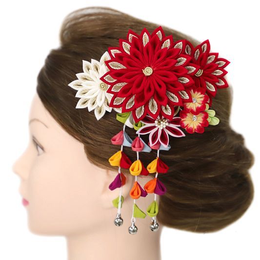 Hizm チタン製 空色簪 春色 純チタン 簪 15-18cm チタンアクセサリー