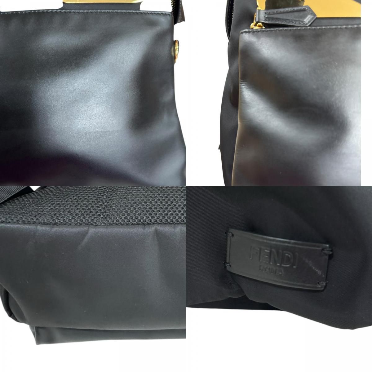 フェンディ 7VZ012 セレリアレザーバックパック メンズ 