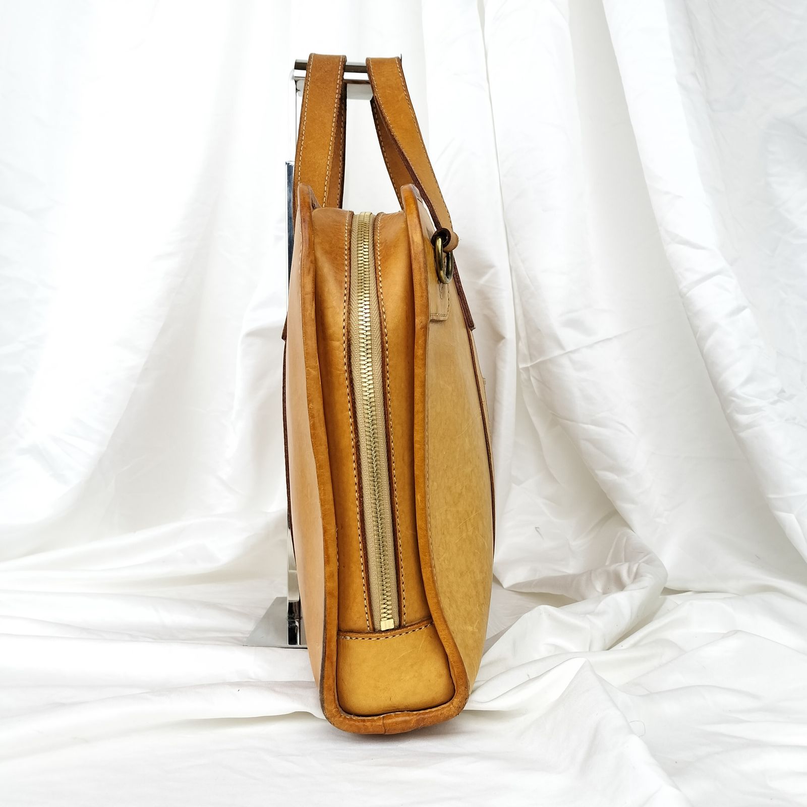 BREE レザー ビジネスバッグ キャメル BREE ブリ－ ヌメ革 レザー