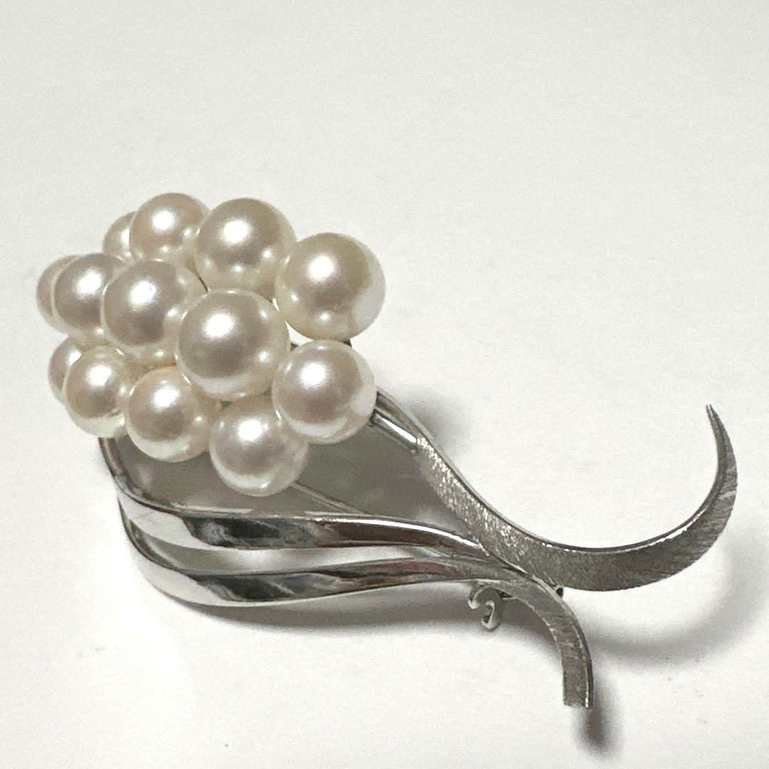 ミキモト MIKIMOTO ブローチ SV パール約5.7-6.8mm(13P) - メルカリ