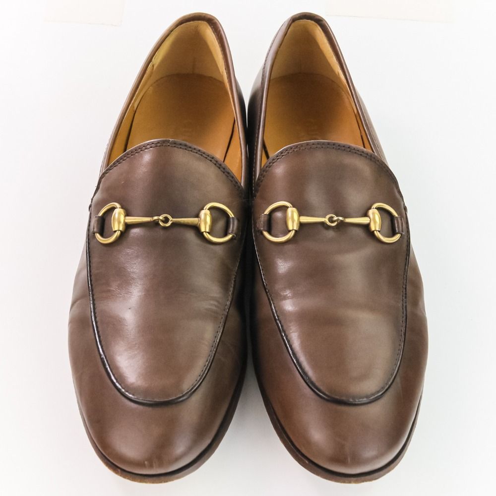 良品 GUCCI グッチ ヨルダーン ホースビット ローファー サイズ38 25.0