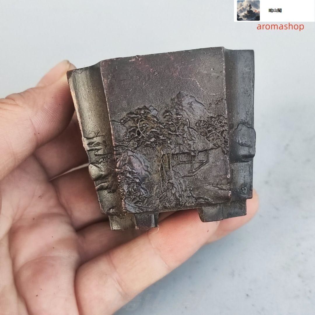 織田幸銅器 香炉 四方間取瑞鳥(小) 高岡銅器 仏具 高級 高級仏具