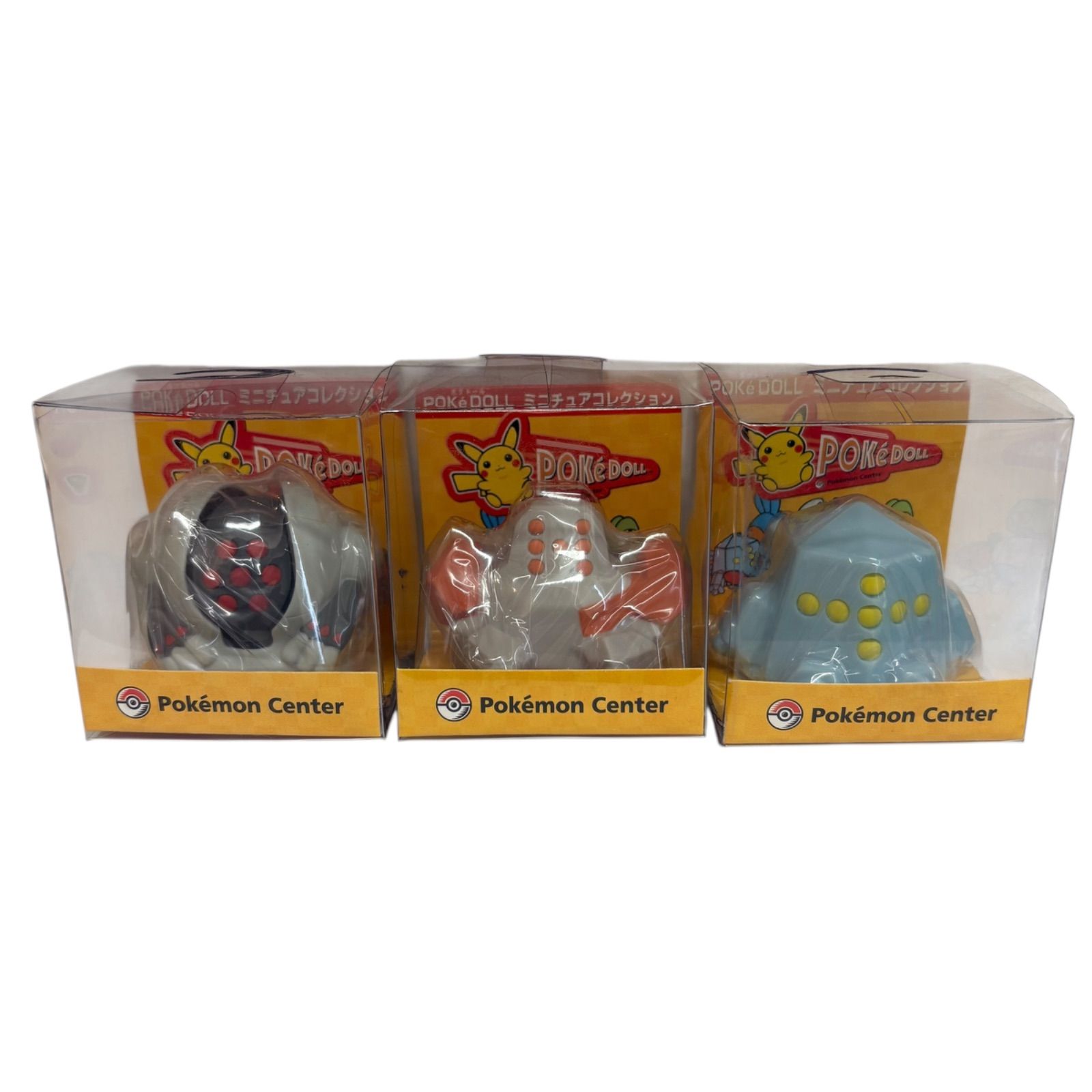 ポケットモンスター ポケモン ポケドール ミニチュア レジスチル レジロック レジアイス フィギュア ポケモンセンター 2003年