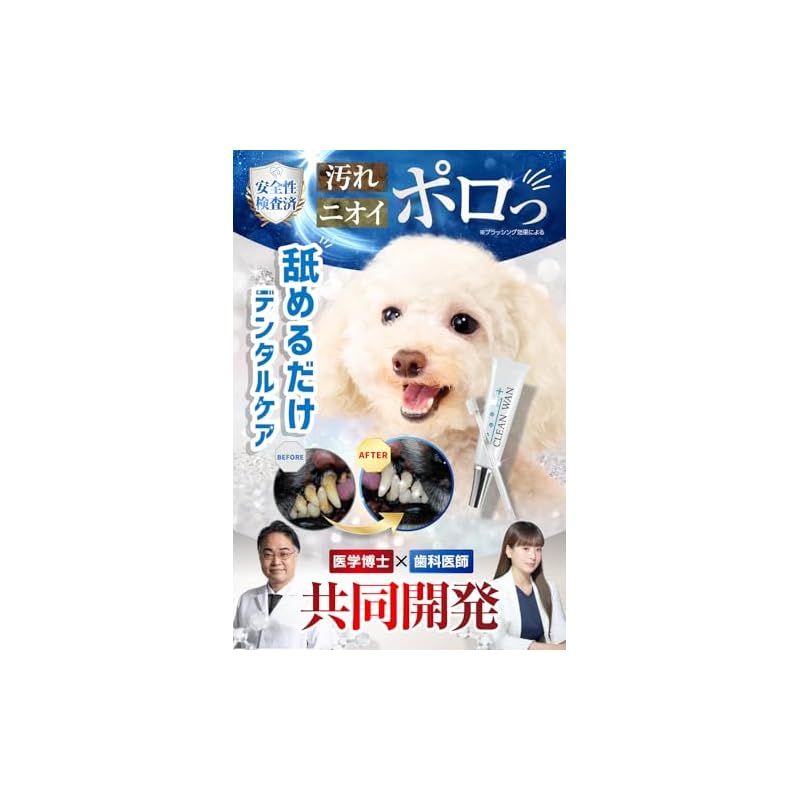 CLEAN WAN クリーンワン 犬・猫用 口腔ジェル15g 歯ブラシ Amazon.co.jp: CLEAN WAN クリーンワン 犬 歯磨き ジェル