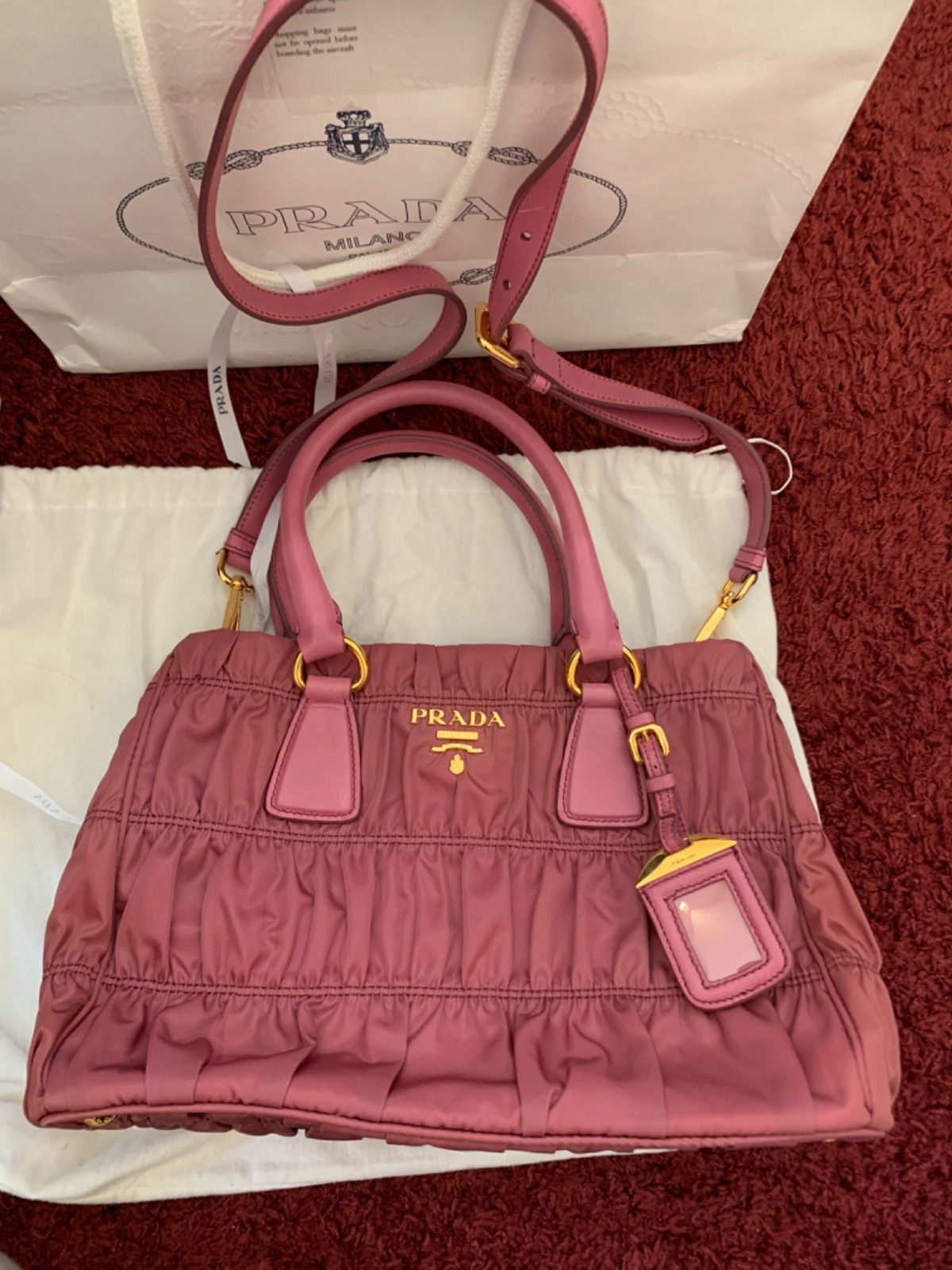 PRADA 2way バッグ BN2393 ピンク 新品未使用品 subeen.com