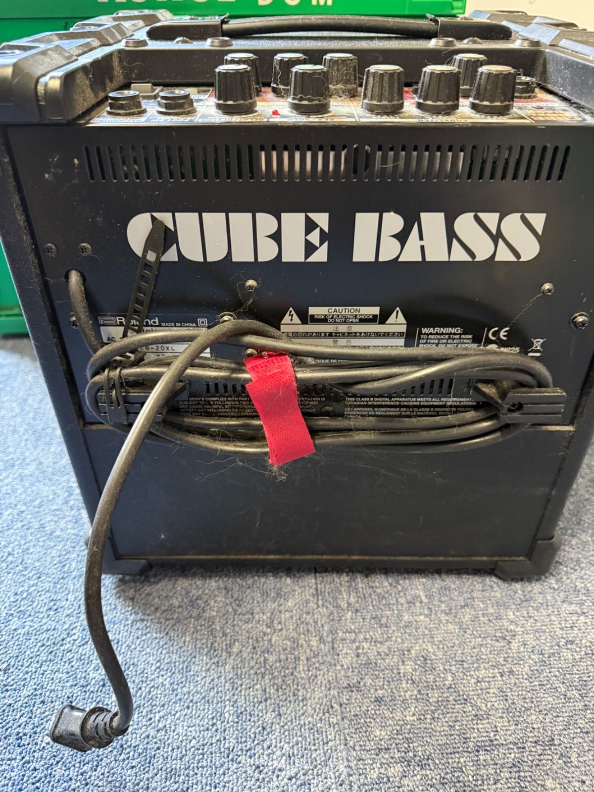 安定性のある Roland CB-20XL BASS CUBE ベースアンプ 24W ローランド 通電 済み 当店商品は100％品質保証！