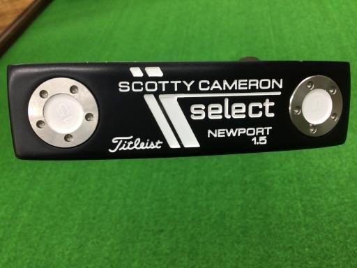 タイトリスト SCOTTY CAMERON select NEWPORT 1.5 34インチ パター PT スチール フレックスその他 メンズ 男性用 右利き 右用 Cランク ゴルフクラブ