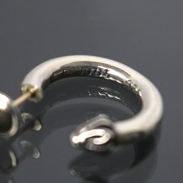 欠品あり CHROME HEARTS 銀座店 クロムハーツ プレーン フープ ピアス メンズ シルバー SV925 100469 業界最安値に挑戦！！