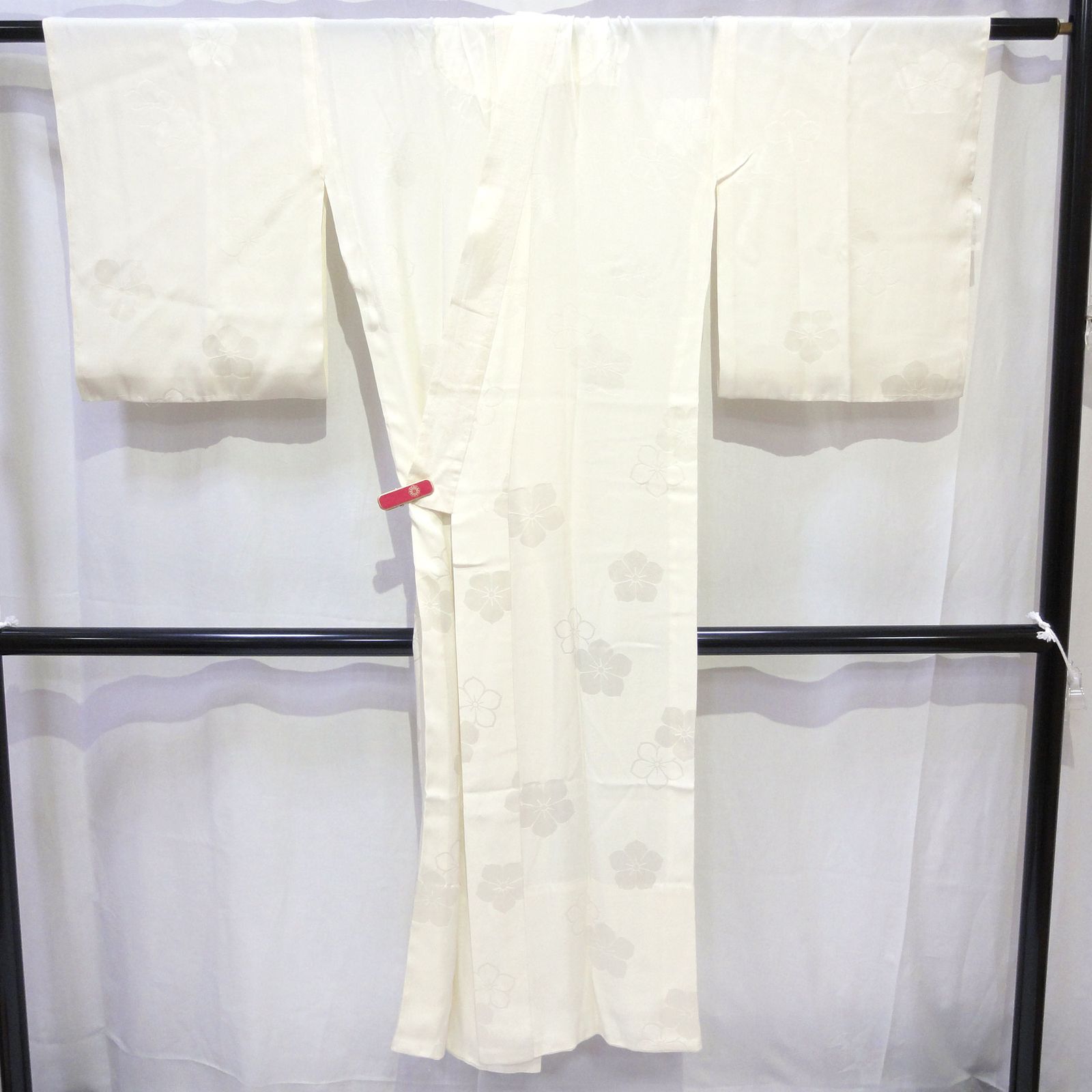 正絹 襦袢 着物 花 No.200701-0322 梱包サイズ60