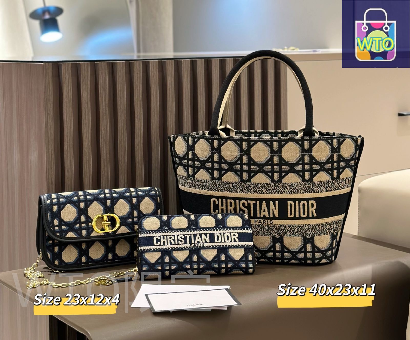 Dior ディオール ウィメンズ ミディアム ハンドバック 並行輸入品 訳あり 今日特価】Dior ディオール 組み合わせバッグ、3つの優恵価格
